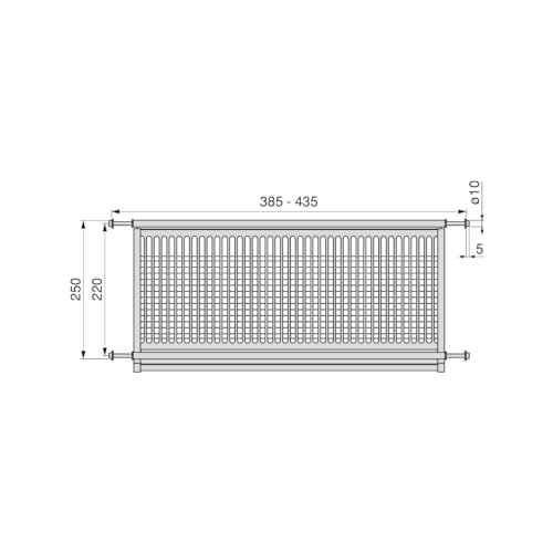 DACAN PROTECTION Scolapiatti Drynox pensile per piatti e bicchieri, per mobile di lunghezza 90cm (835mm e 885mm), lunghezza 80cm (735mm e 785mm), lunghezza 60cm (535mm e 585mm) finitura cromata, Acciaio
