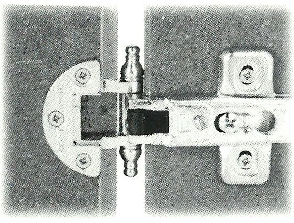 Cerniera per porte in battuta scodellino Ø 27 (bronzata)