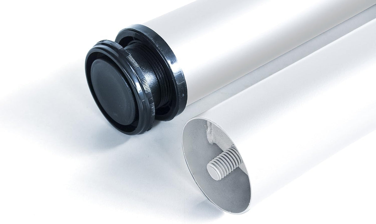 DACAN PROTECTION Kit Gambe regolabili per tavolo Ø60x710mm, set da 4 piedi per tavolo in acciaio altezza regolabile 710-730mm