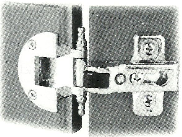 CERNIERA PER PORTE IN BATTUTA D.35 BRONZATO
