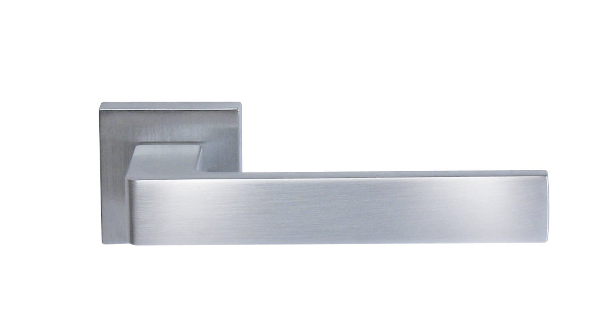 VI.TEL. F0198 R8 51 Coppia di Maniglie per Porte, Cromo Satinato