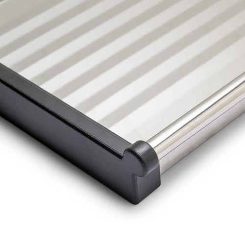 DACAN PROTECTION Scolapiatti Drynox pensile per piatti e bicchieri, per mobile di lunghezza 90cm (835mm e 885mm), lunghezza 80cm (735mm e 785mm), lunghezza 60cm (535mm e 585mm) finitura cromata, Acciaio
