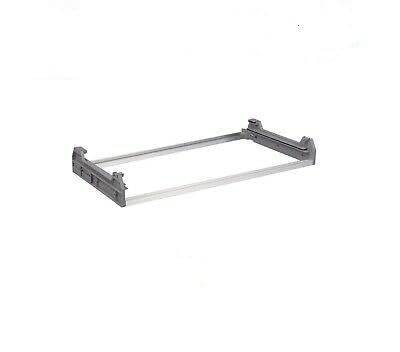 DACAN PROTECTION Telaio per Scolapiatti da 86 cm - Regolabile in Alluminio, Adatto per Pensili da 90 cm, salvaspazio. profondità regolabile da 295 a 395 mm, antiruggine