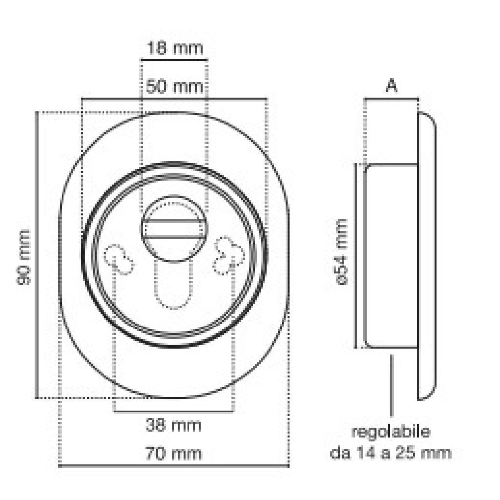 Protettore regolabile per cilindro