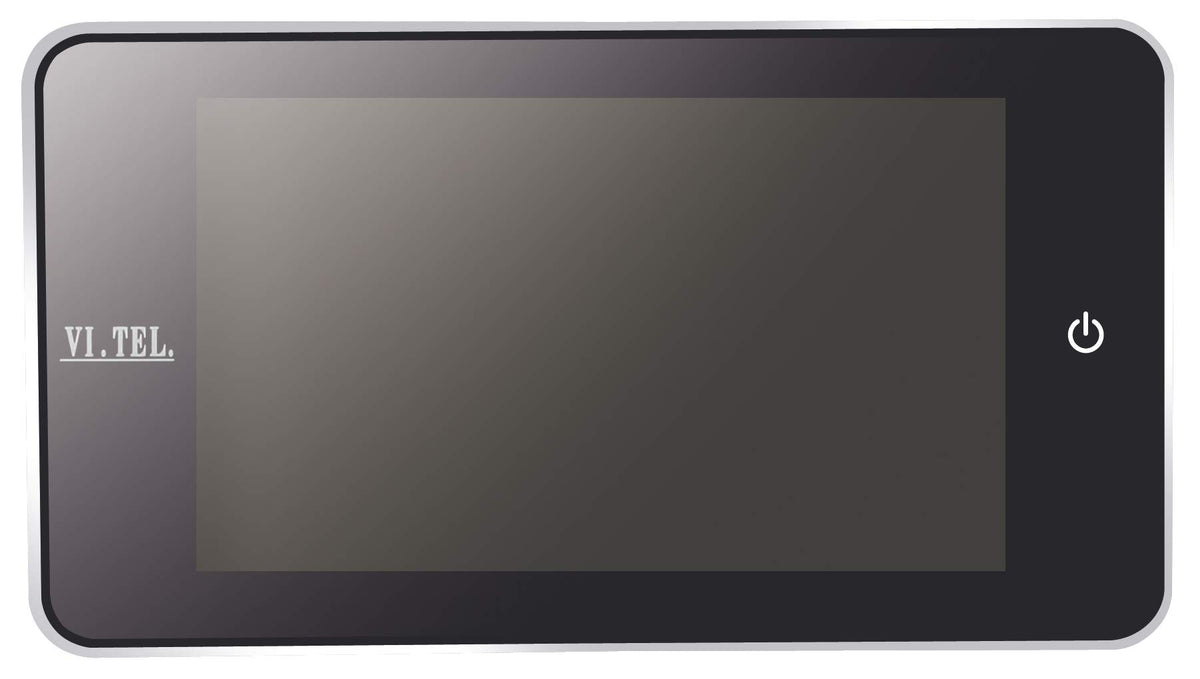 VI.TEL. E0378 12 Spioncino Digitale 4.0", Argento