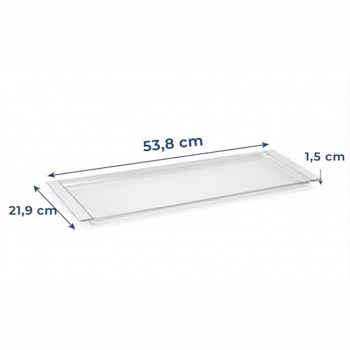 VI.TEL. Vaschetta Raccogli Gocce Plastica per Scolapiatti Incasso Pensili Cucina - Vassoio Sgocciolatoio 83,8 x 24 x 1,5 cm - Made in Italy