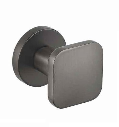 DACAN PROTECTION Pomolo per Porta Serie Miano Cromo Satinato – Maniglia Quadrata 55x55 mm Design Moderno – Accessorio per Porte Interne in Metallo Resistente – Finitura Opaca Elegante - 1 coppia