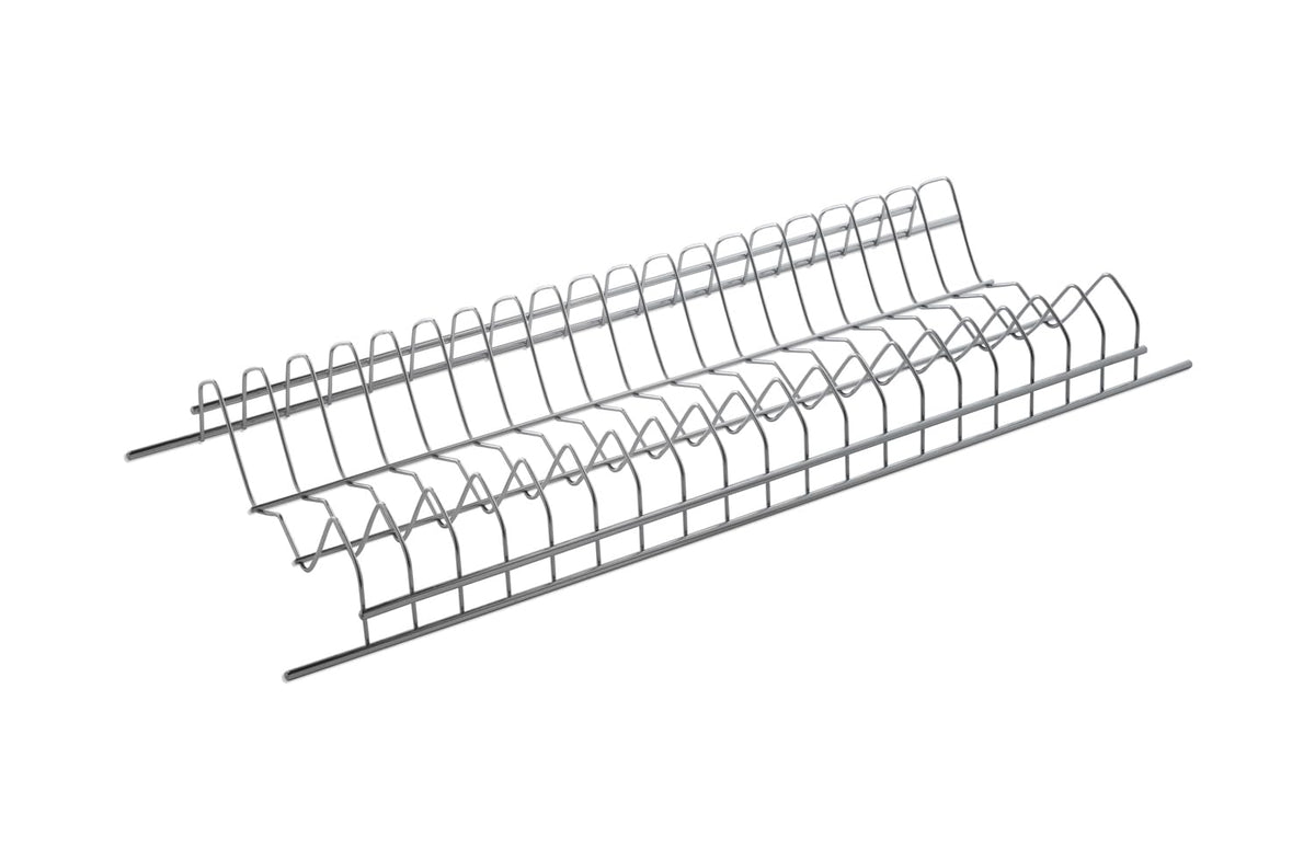 DACAN PROTECTION Scolapiatti per pensile da incasso in Cromo Protetto - 86 cm - kit sostituzione Completo di supporti laterali - antiruggine